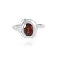 Anello in argento con Granato Mozambico