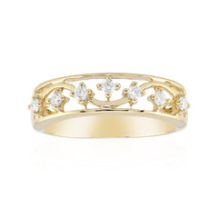Gouden ring met Diamanten SI1 (G)