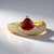 Anello in oro con Rubino Malawi (de Melo)