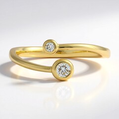 Anello in oro con Diamante SI2 (H)