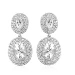 Danburit-Silberohrringe