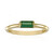 9K Benedito Green Tourmaline Gold Ring (Adela Gold)