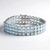 Bracciale in argento con Topazio Blu Cielo
