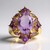 Anello in argento con Ametista Boliviana