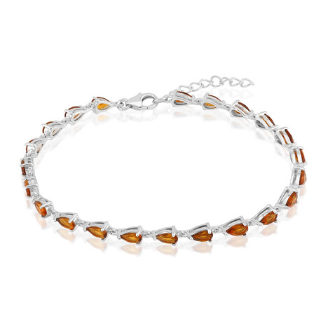 Madeira-Citrin-Silberarmband
