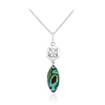 Collana in argento con Conchiglia Abalone