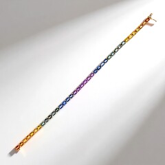 Bracciale in oro con Zaffiro Fancy