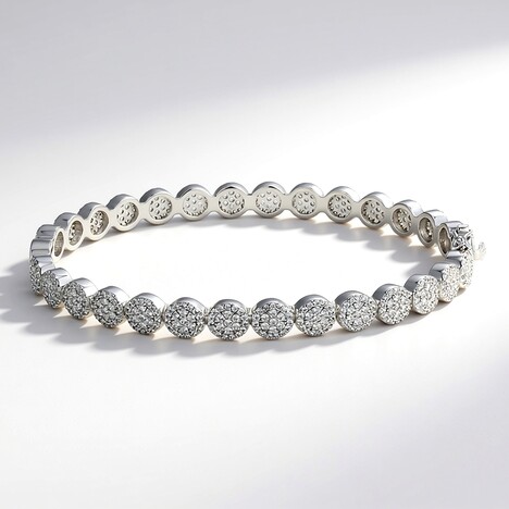 Bracciale in argento con Zircone (Adela Silber)