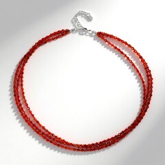 Collana in argento con Corniola