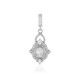Pendentif en argent et Saphir blanc