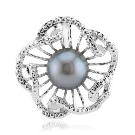 Zilveren hanger met een Zilveren zoetwater kweekparel (TPC)