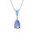 Collana in argento con Labradorite