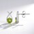 Orecchini in argento con Peridoto