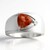 Anello in argento con Pietra del Sole dell'Oregon