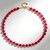 Collana in argento con Quarzo Fucsia