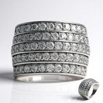 Anello in argento con Zircone