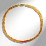 Collana in argento con Topazio Imperiale (Adela Silber)