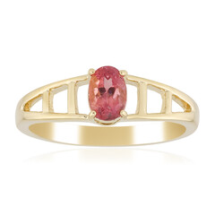 Gouden ring met een pezzottaiet