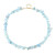 Brazilian Aquamarine Silver Necklace (Riya)