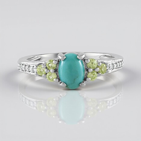 Anello in argento con Turchese Tyrone