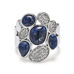 Lapislazuli-Silberring