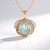 Collana in argento con Labradorite Verde Maniry (KM by Juwelo)