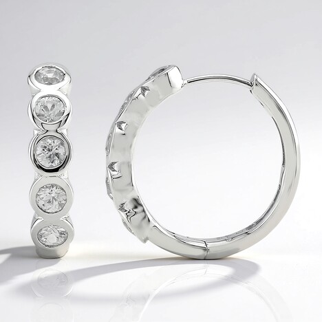 Orecchini in argento con Zircone (Pallanova)