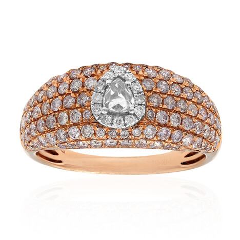 14K SI1 (H) Diamond Gold Ring (CIRARI)