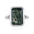 Anillo en plata con Ágata de musgo
