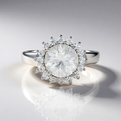 Anello in argento con Zircone