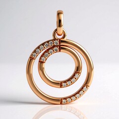 Ciondolo in argento con Diamante Rose de France SI1 di Argyle (Annette)