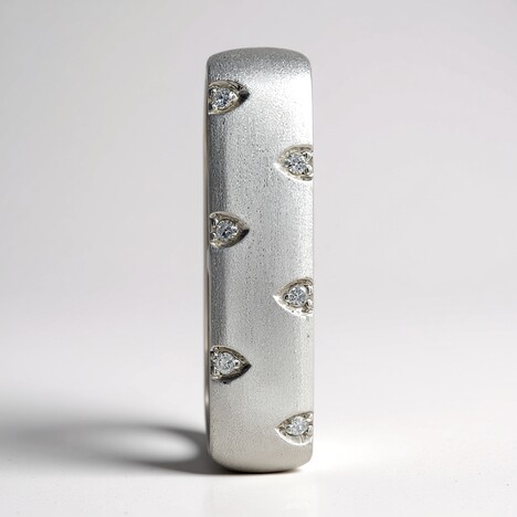 Ciondolo in argento con Diamante I1 (G) (Annette)