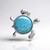 Ciondolo in argento con Larimar