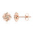 Orecchini in argento con Diamante Argyle Rose de France I1 (Annette)