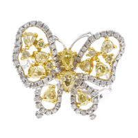 Bague en or et Diamant SI2 jaune (CIRARI)