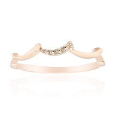 Anillo en oro con Diamante rosa de Francia de Argyle SI1