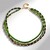Collana in argento con Tormalina Verde Brasiliana (Riya)