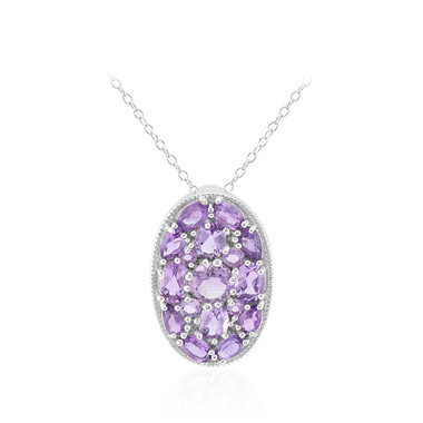 Amethyst-Silberhalskette