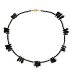 Collar en plata con Obsidiana