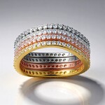 Anello in argento con Zircone