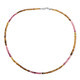 Nigerian Pink Tourmaline Silver Necklace