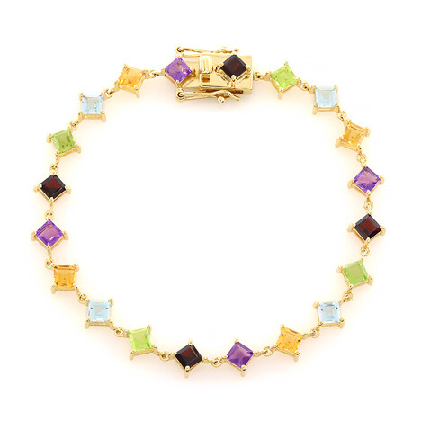 Bracciale in argento con Granato Mozambico