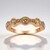 Anello in oro con Diamante Rose de France SI1 di Argyle (Annette)