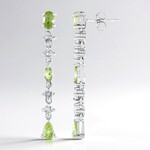 Orecchini in argento con Peridoto
