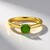 Anello in argento con Zircone Ceylon Verde