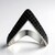 Anello in argento con Spinello Nero