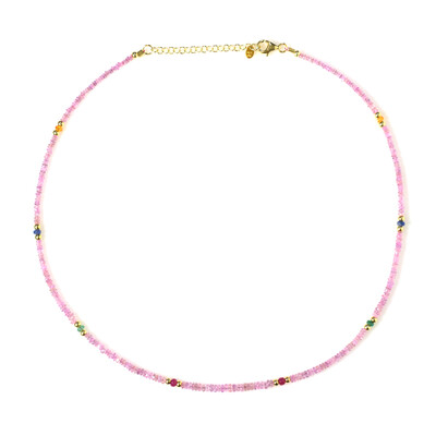 Edelstein-Silberhalskette