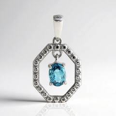 Ciondolo in argento con Zircone Ratanakiri
