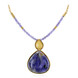 Collana in argento con Charoite (dagen)