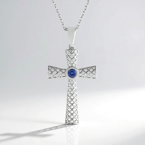 Collana in argento con Tanzanite AAA (Ornaments by de Melo)